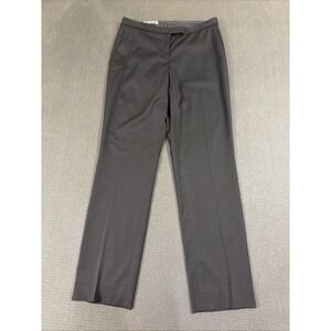 Jil Sander Women's Trousers Black Wool with Elastane Straight Italian 34 Us 00